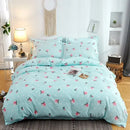 GobekUsa Cartoon Print Bedding Set - Queen/King Size Duvet Cover, Sheets, Pillowcases