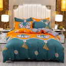 GobekUsa Cartoon Print Bedding Set - Queen/King Size Duvet Cover, Sheets, Pillowcases