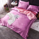 GobekUsa Ice Rayon Satin Bedding Set: Cooling, Soft, Summer Comfort for Twin-Double Bed