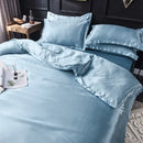 GobekUsa Ice Rayon Satin Bedding Set: Cooling, Soft, Summer Comfort for Twin-Double Bed