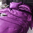 GobekUsa Ice Rayon Satin Bedding Set: Cooling, Soft, Summer Comfort for Twin-Double Bed