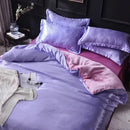 GobekUsa Ice Rayon Satin Bedding Set: Cooling, Soft, Summer Comfort for Twin-Double Bed