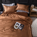 GobekUsa Ice Rayon Satin Bedding Set: Cooling, Soft, Summer Comfort for Twin-Double Bed