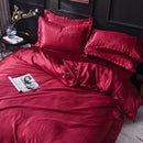 GobekUsa Ice Rayon Satin Bedding Set: Cooling, Soft, Summer Comfort for Twin-Double Bed