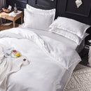 GobekUsa Ice Rayon Satin Bedding Set: Cooling, Soft, Summer Comfort for Twin-Double Bed
