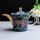 GobekUsa Jungle Animals Bone China Coffee Mug Set for Tea Lovers and Office Use