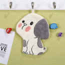 Pink lamb cartoon animal shape hand towel bathroom decor by Decorbites