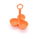 Pink & lavender silicone egg steamer tray kitchen boiler holder by Decorbites