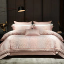 GobekUsa Leopard Print Jacquard 1000TC Egyptian Cotton Bedding Set
