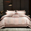 GobekUsa Leopard Print Jacquard 1000TC Egyptian Cotton Bedding Set