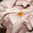 GobekUsa Leopard Print Jacquard 1000TC Egyptian Cotton Bedding Set
