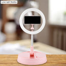 GobekUsa Pink Metallic LED Makeup Flash Light - Modern USB Style