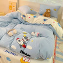 GobekUsa Cotton Bedding Set Cute Pattern Soft Comforter Single/Double Size Duvet Cover