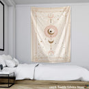 GobekUsa Pink Planet Tarot Tapestry Wall Hanging Psychedelic Witchcraft Mystic Hippie Tapiz Art Boho Home Decor