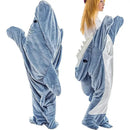 GobekUsa Cozy Shark Blanket: Soft Flannel, Thicken, Warm Lap Sleeping Bag Pyjamas