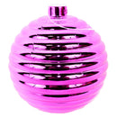 Pink Ribbed Blush Ball Ornaments by Lee Display