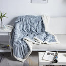 GobekUsa Cozy Nordic Wool Throw Blanket: Soft & Stylish for Office, Sofa, or Shawl