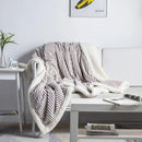 GobekUsa Cozy Nordic Wool Throw Blanket: Soft & Stylish for Office, Sofa, or Shawl