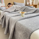 GobekUsa Cotton Towel Blanket, Rural Printed Thin Quilt - Luxury Breathable Bedspread