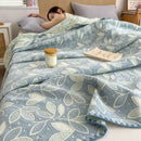 GobekUsa Cotton Towel Blanket, Rural Printed Thin Quilt - Luxury Breathable Bedspread