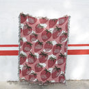 GobekUsa Cat Strawberry Knitted Blanket Sofa Cover