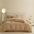 GobekUsa 2024 Winter Fleece Bedding Set King Queen Twin Double Duvet Cover Kit