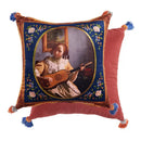 GobekUsa Cat Print Velvet Cushion Cover