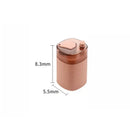 Pink & translucent automatic toothpick dispenser holder kitchen storage by Decorbites