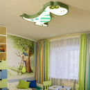 GobekUsa Dinosaur LED Ceiling Lamp for Kids Room, Warm & Romantic Bedroom Light