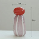 GobekUsa Fringe Glass Vase Cover Band for Irregularity Floral Decor
