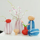 GobekUsa Fringe Glass Vase Cover Band for Irregularity Floral Decor