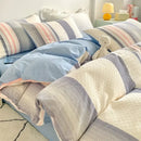 GobekUsa Jacquard Cotton Bedding Set for Queen King Size - Skin Friendly Comforter Cover