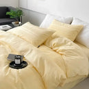 GobekUsa Jacquard Cotton Bedding Set for Queen King Size - Skin Friendly Comforter Cover