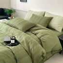 GobekUsa Jacquard Cotton Bedding Set for Queen King Size - Skin Friendly Comforter Cover