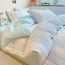 GobekUsa Jacquard Cotton Bedding Set for Queen King Size - Skin Friendly Comforter Cover
