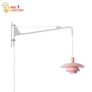 GobekUsa Cream Wind Rotating Wall Lamp Swing Arm for Interior Lighting