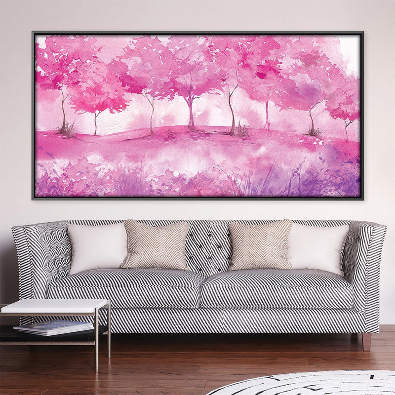 Pink Wilderness Canvas