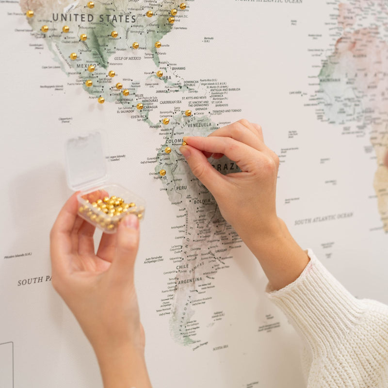 Canvas Push Pins - Gold, photo 2 of 5