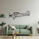 Piper J-3 Cub Metal Aircraft Wall Art - NCP0439