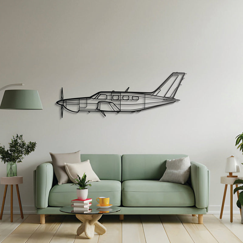 PA-46-350P Malibu Mirage Metal Aircraft Wall Art - NCP0241