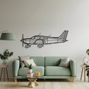 PA-28 Warrior Metal Aircraft Wall Art - NCP0114 by Navigate Craft