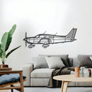 PA-28 Warrior Metal Aircraft Wall Art - NCP0114 by Navigate Craft