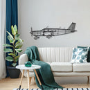 PA-32-260 Cherokee Six Metal Aircraft Wall Art - NCP0116 by Navigate Craft