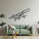 Super Cub Metal Aircraft Wall Art - NCP0139 by Navigate Craft