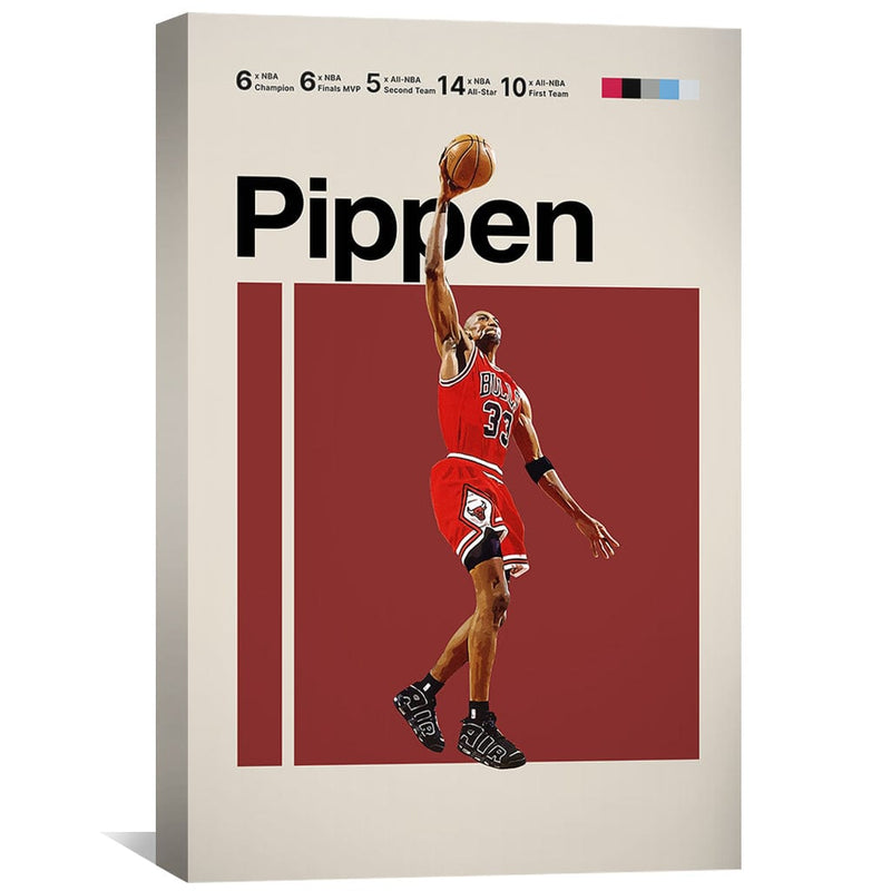 Pippen Stats Canvas