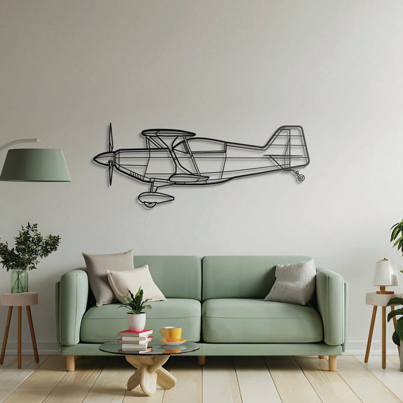 Pitts S2-C Metal Aircraft Wall Art - NCP0440