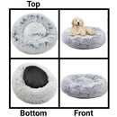 Mr. Peanut's 28" OrthoPlush® Pet Bed - Snowflake White Two Tone