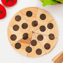 Wooden pizza toy