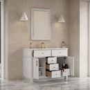James Martin Bellshire 48" Single Bathroom Vanity, Bright White