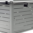 Aluminum 48-in Rectangular Propane Fire Table, Beads, Covers and Lid